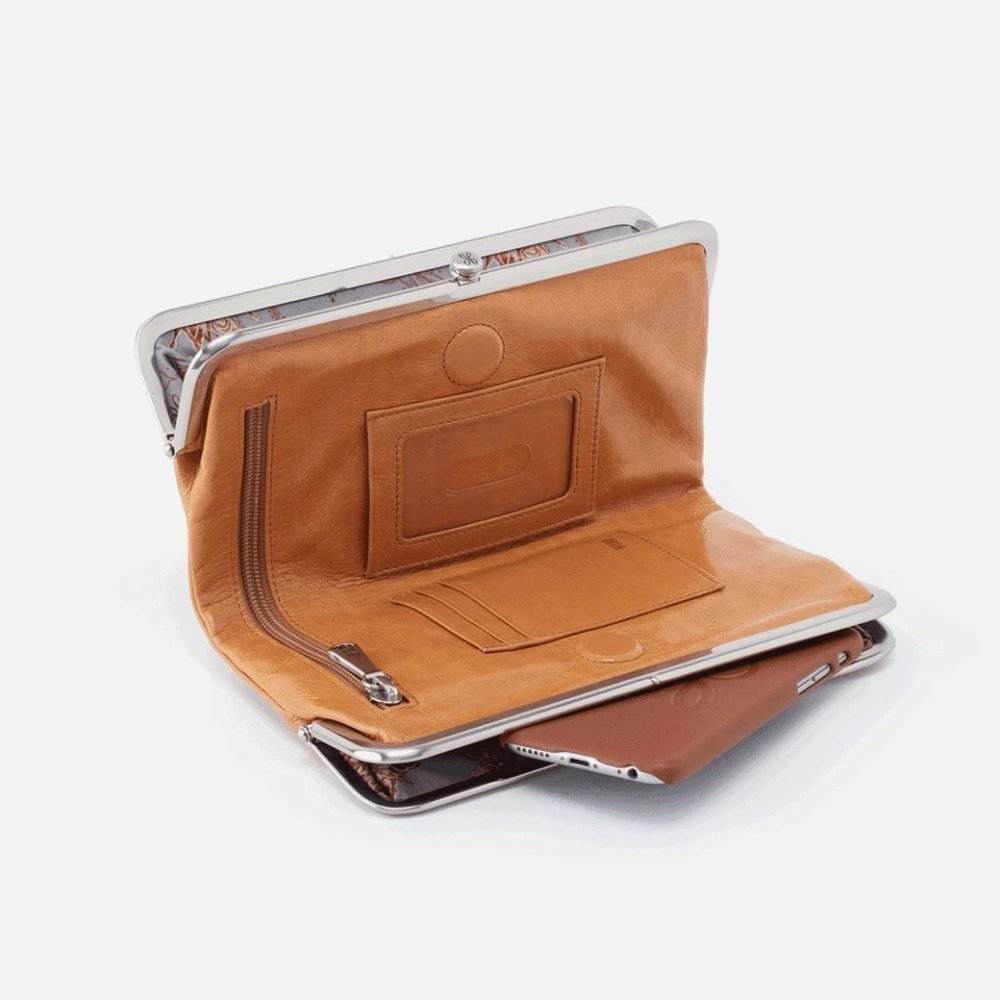 HOBO Lauren Clutch Wallet - Honey